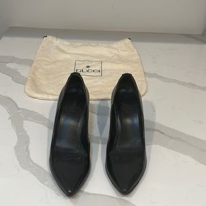 Gucci Black Patent Leather Heel